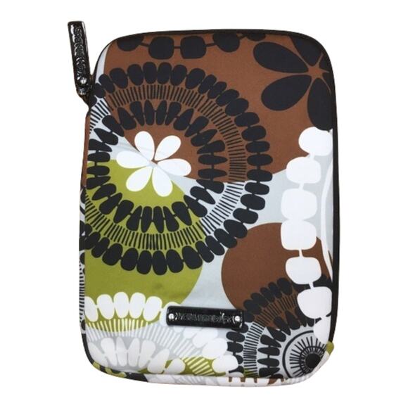 Vera Bradley Cocoa Moss Mini Tablet Holder Neoprene * 8" x 5.5" - Picture 1 of 3